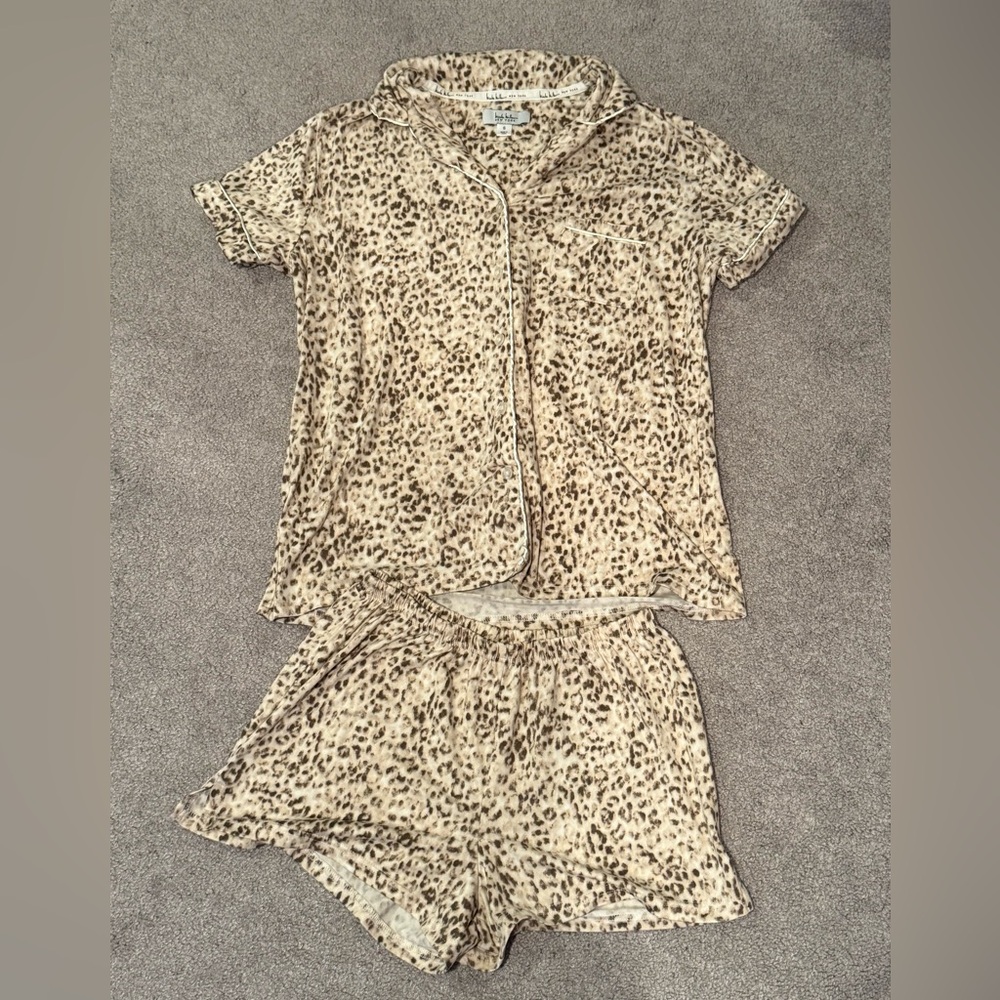 Leopard Print Women's Pajama Set